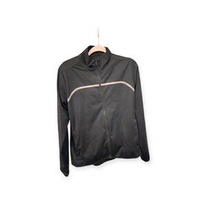 Nike shield full zip running jacket with sliver reflective stripe